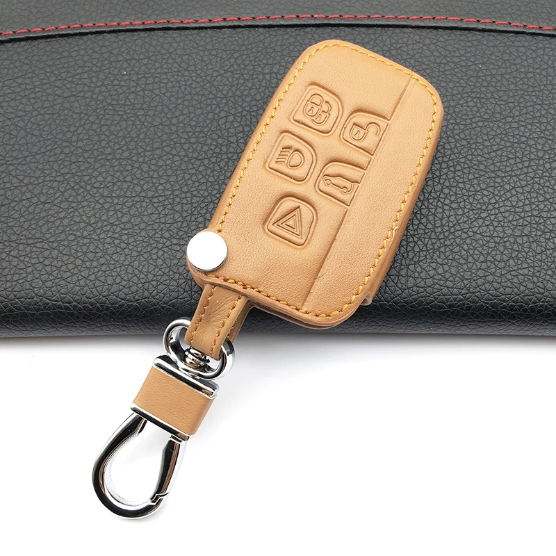 Кожаный чехол для автомобильного ключа Land Rover RANGE ROVER SPORT Evoque Freelander 1 2 Found 3 4 A8 A9|starline