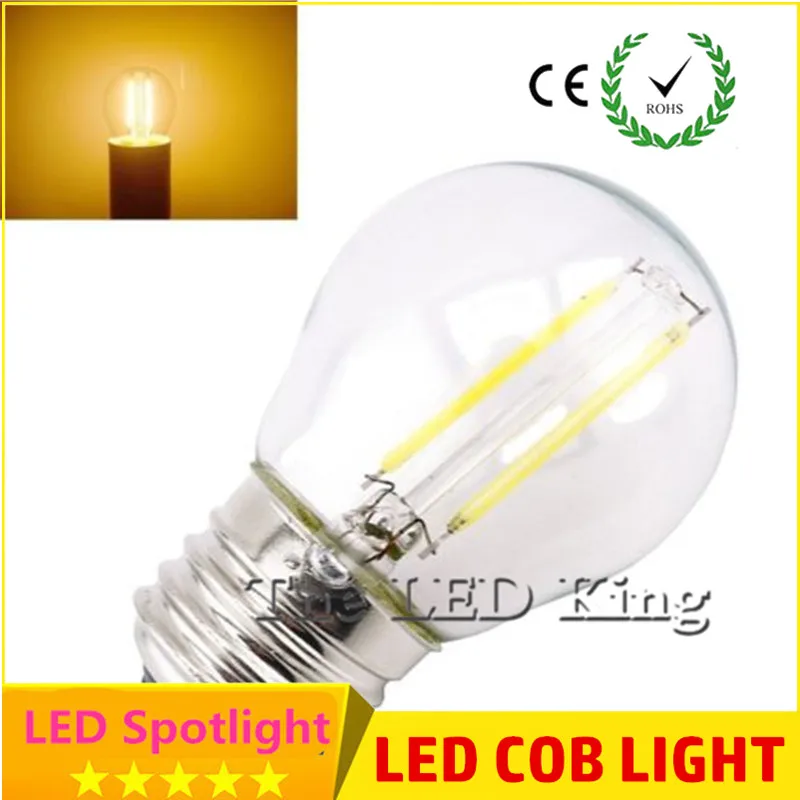 10 шт. светодиодсветильник лампы накаливания E27 E14 6 Вт 18 12 110 В 220 G45|edison led bulb|led bulbedison