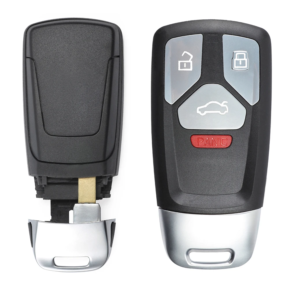 Keyecu Smart Remote Key 315MHz/433MHz 4 Button for 2017-Up Audi A4 A5 Q7 2016-Up TT FCC ID : 4M0 959 754 AK /AQ /AF