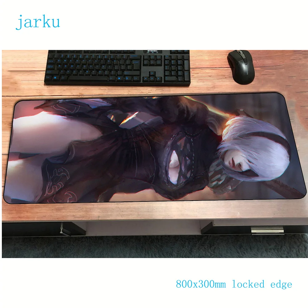 Коврик для мыши NieR Automata 800x300x3 мм коврик нетбука компьютерный большой игровой