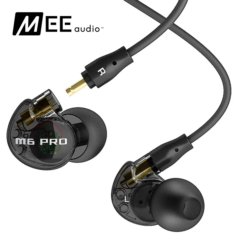 

24 Hours Promotion MEE Audio M6 PRO Noise Canceling 3.5mm HiFi In-Ear Monitors Earphones with Detachable Cables Wired earphones