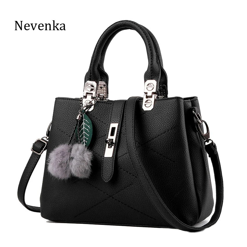 

Nevenka Luxury Handbags Women Bags Designer Shoulder Bags Female PU Leather Crossbody Bag Fashion Casual Totes Solid Travel Bag