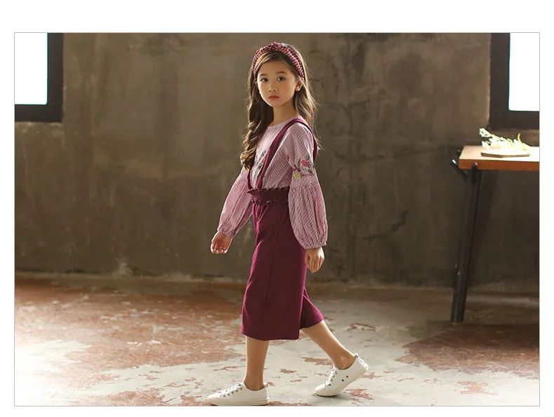 embroidery kids girl clothes 2 pcs set spring summer 2018 blouses tops and pants set for girls clothing sets baby children suits 12 3 4 2 5 6 7 8 9 10 11 12 13 yeras little teenage girls clothing sets summer girls sets 2018 (9)