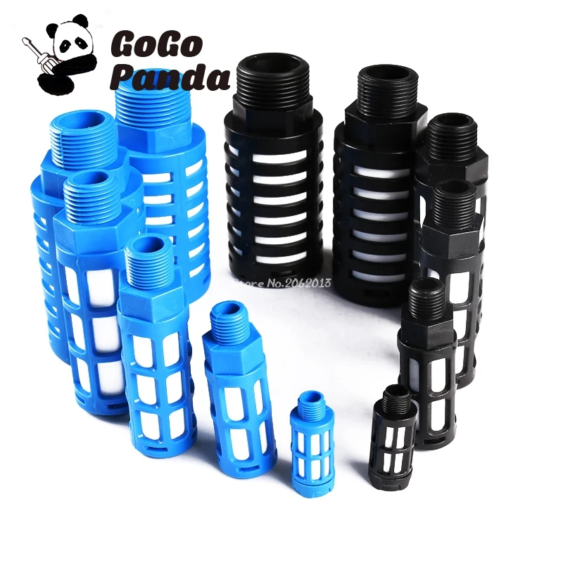 PSL Plastic Muffler Blue/Black 1/2/3/4/6 1" Solenoid Valve Mufflerin