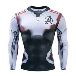 Новый герой Marvel футболка 3d с длинными рукавами Мстители эндгейм квантовое царство Мужская Футболка Harajuku уличная футболка унисекс Прямая