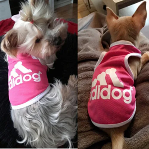 

Very cute sports dog clothes Yorkshire Chihuahua small dog costume pet clothing cool dog shirt vest