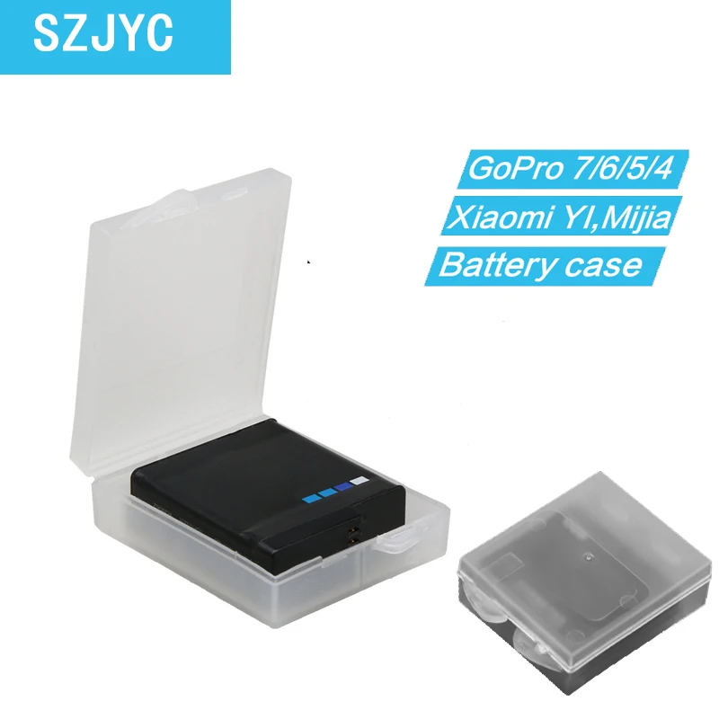 

Go Pro Battery Protective Storage Box Case for GoPro Hero 7 6 5 4 Session Xiaomi Yi MiJia 4k Eken H9 Camera Accessories Bag 2pcs