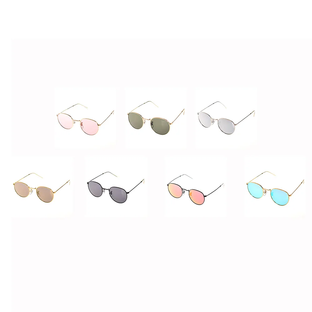 Солнцезащитные очки "кошачий глаз" Винтажная, брендовая, дизайнерская зеркало из розового золота, модные солнцезащитные очки для Для женщин, металлические отражающие солнцезащитные очки с плоскими линзами