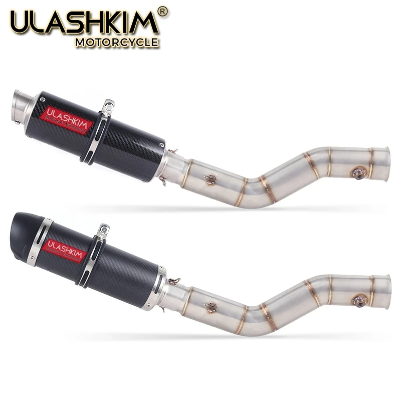 

Motorcycle Exhaust Muffler Escape Full System Middle Link Pipe Slip On For yamaha YZF1000 YZF R1 2009 2010 2011 2012 2013 2014
