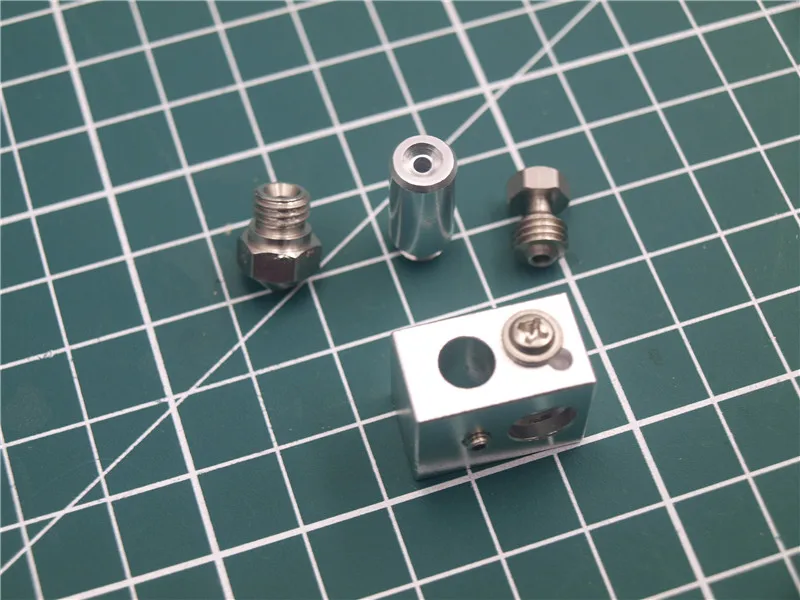 1 шт. полностью металлический Hotend с нагревательным блоком MK10 сопло 0 4 мм для 3D
