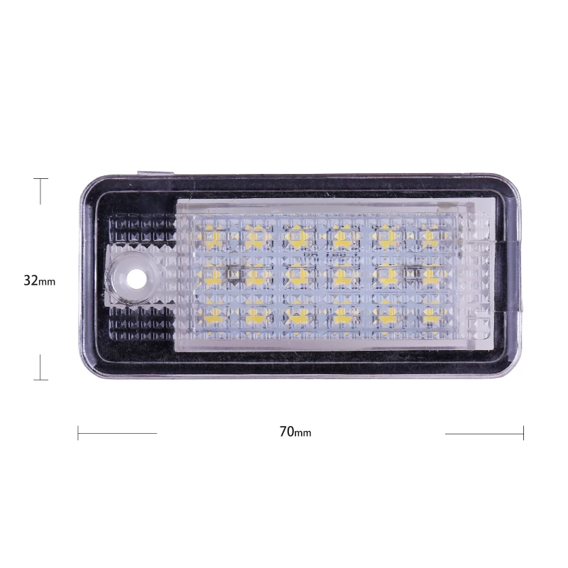 2 шт. 12 В подсветка номерного знака для Audi A3 S3 A4 S4 B6 B7 A6 C6 S6 A8 S8 RS4 RS6 Q7 CANBUS Beetle