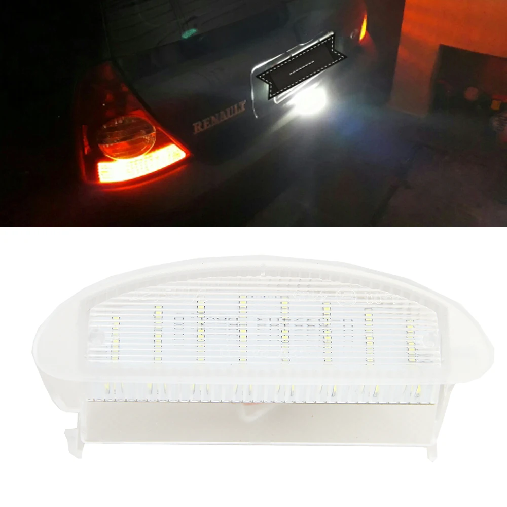 1 шт. для Renault Twingo I 1993 2007 Clio MK2 1998 2006 18SMD Автомобильный светодиодный светильник