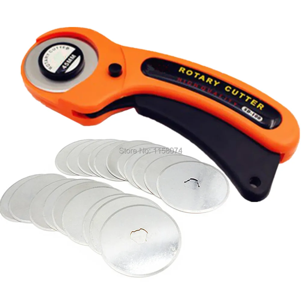 20pc 45mm Rotary Cutter Blades + 1pc 45mm Rotary Cutter Fabric Paper