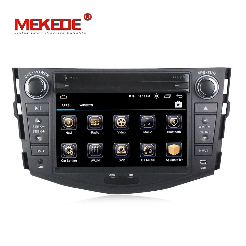 Cheap Capacitive screen Android 8.1 Car dvd Player For Toyota RAV4 Rav 4 2007 2008 2009 2010 2011 2 Din 1024*600 Car gps WIFI RDS BT 2