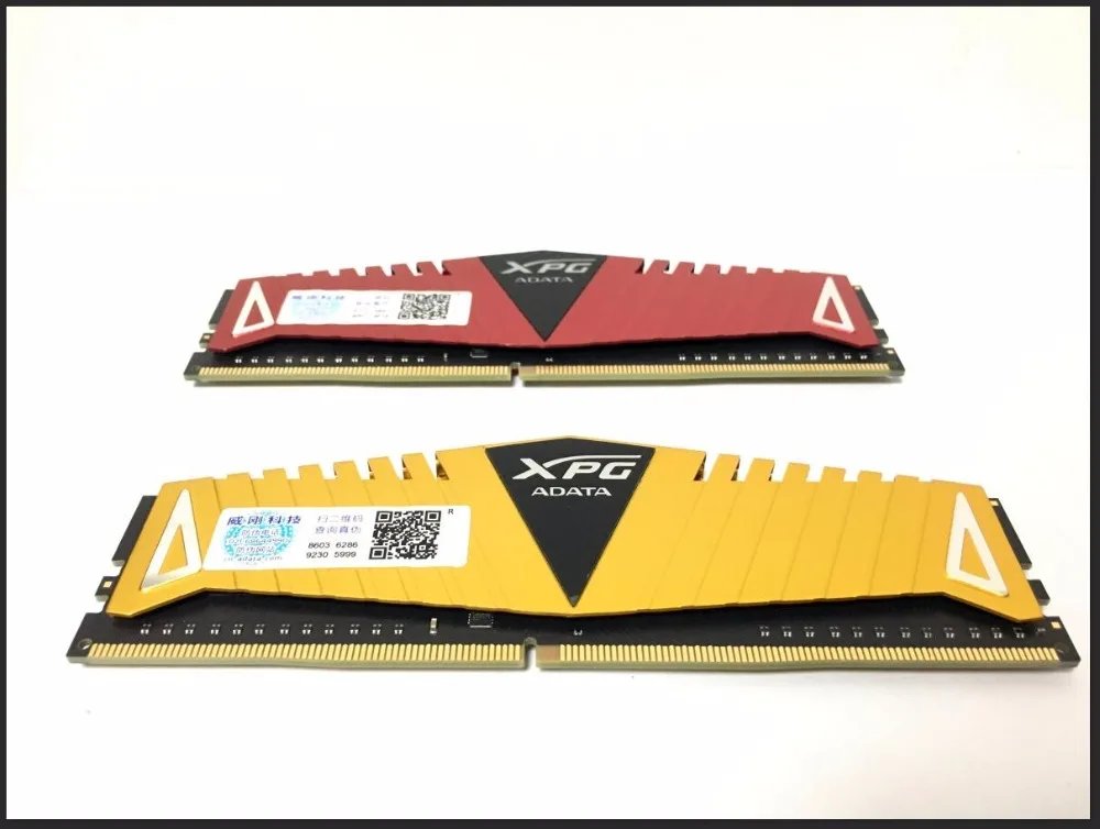 Najtaniej ADATA XPG Z1 PC4 8GB 16GB DDR4 3000 3200 2666 MHz PC pamięci Ram DIMM 288 pin pulpit Ram wewnętrzna pamięć Ram 3000MHZ 3200MHZ