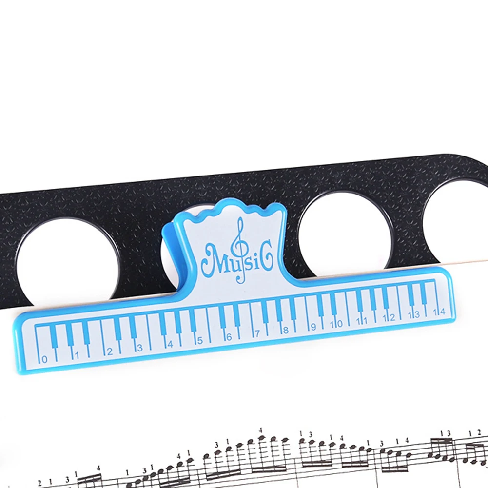 1 шт 15 см Пластик музыкальная Партитура фиксированной клипы книга Бумага держатель для гитары Скрипка для фортепиано плеер