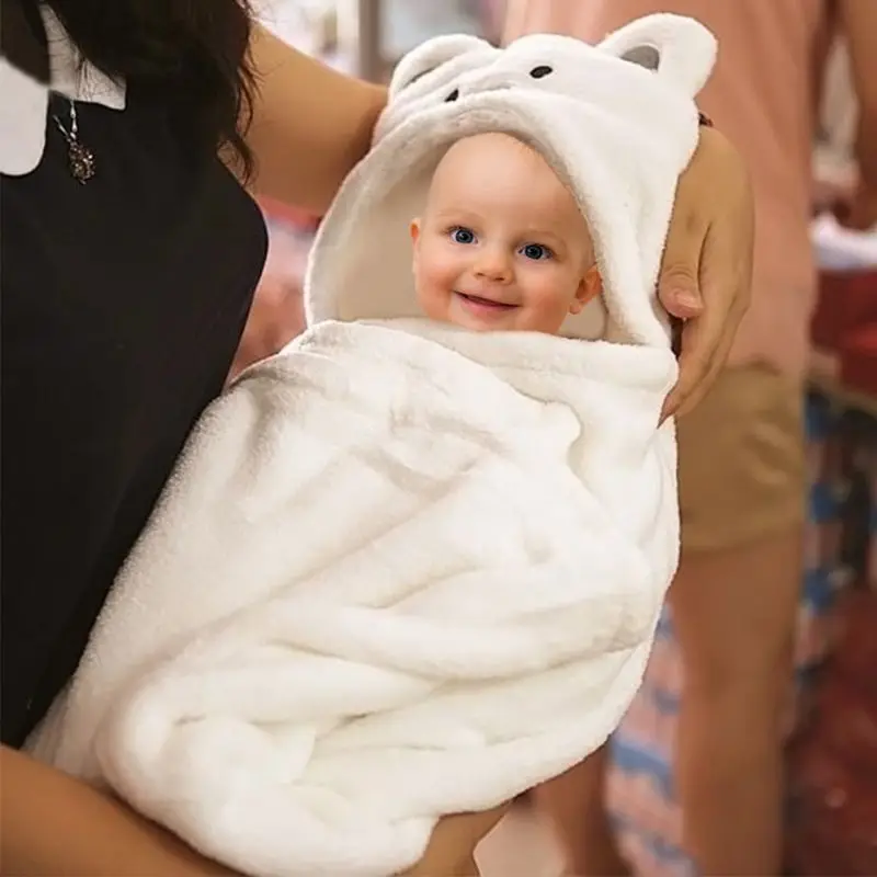 

Soft Baby Blankets Baby Bath Towels Animal Shape Hooded Towel Lovely Baby Bath Towel Baby Swaddle Wrap Hooded Bathrobe