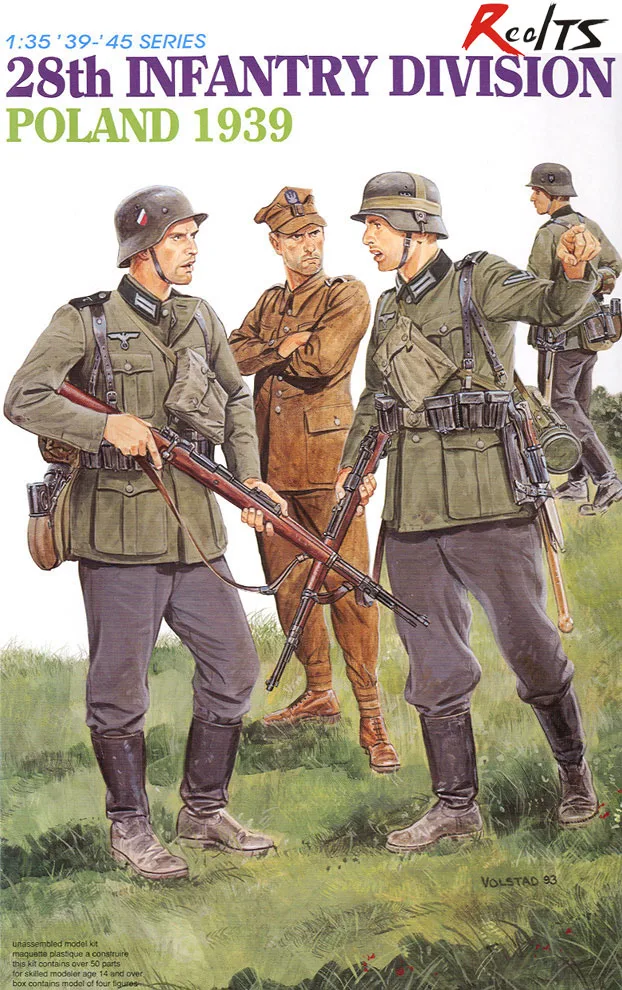 Модель RealTS Dragon kit 1/35 28th пехотное подразделение Польша 1939|dragon model kits|model kitdragon |