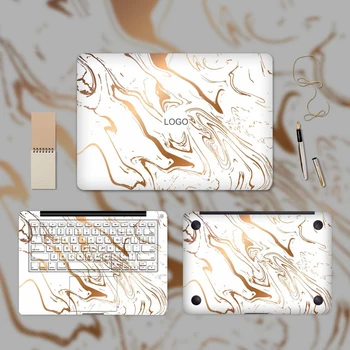 

2018 NEW Marble pattern laptop sticker notebook skin for 11.6" 15" 13" 13.3"12"15.4" computer sticker for macbook/ hp/ ace