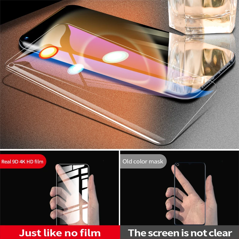 Защитное закаленное стекло для HUAWEI P30 Honor V20 V10 10 9i 9 8 8X 7 7C HD Full Screen Protector|Защитные
