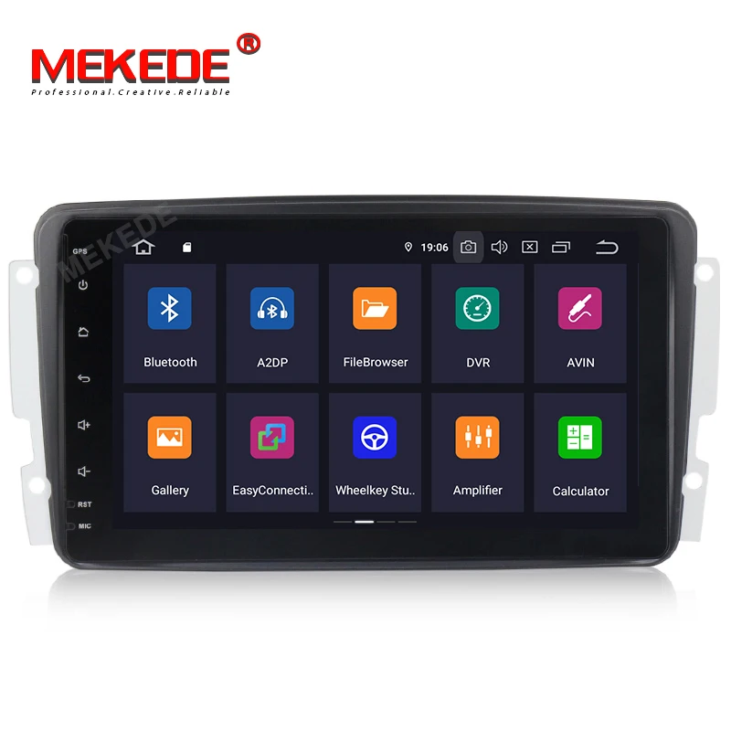 Mekede Android9.0 DSP ips экран автомобиля gps Радио dvd-плеер для Mercedes Benz W209 W203 W168 ML W163 W463 Viano W639 Vito