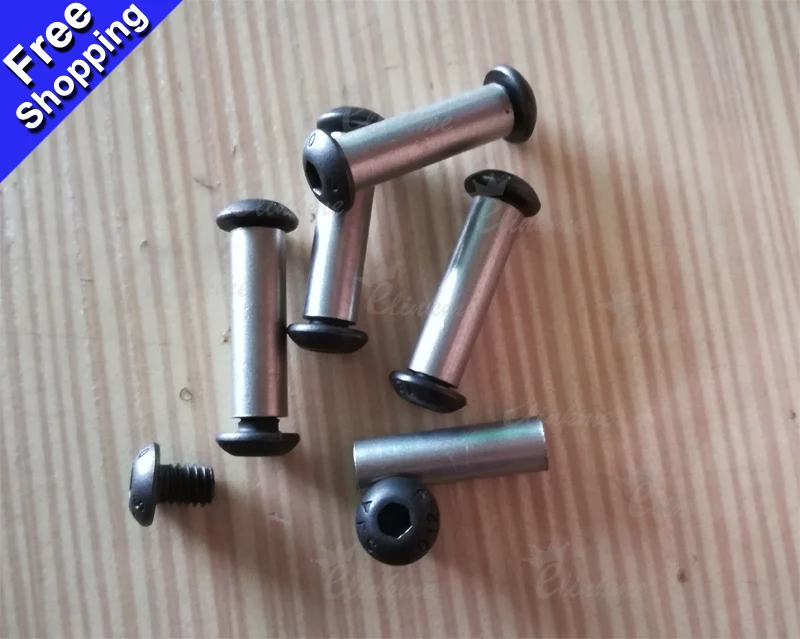 

4pcs/lot,16.4mm to 24.5mm DIN912 Knife Handle hex Screws Suitable for 5mm hole black