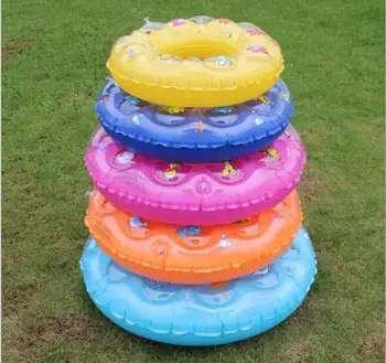 

90CM PVC Inflatable Swim Ring Life Buoy Swimming Ring Adult Armpit Swimming Lap