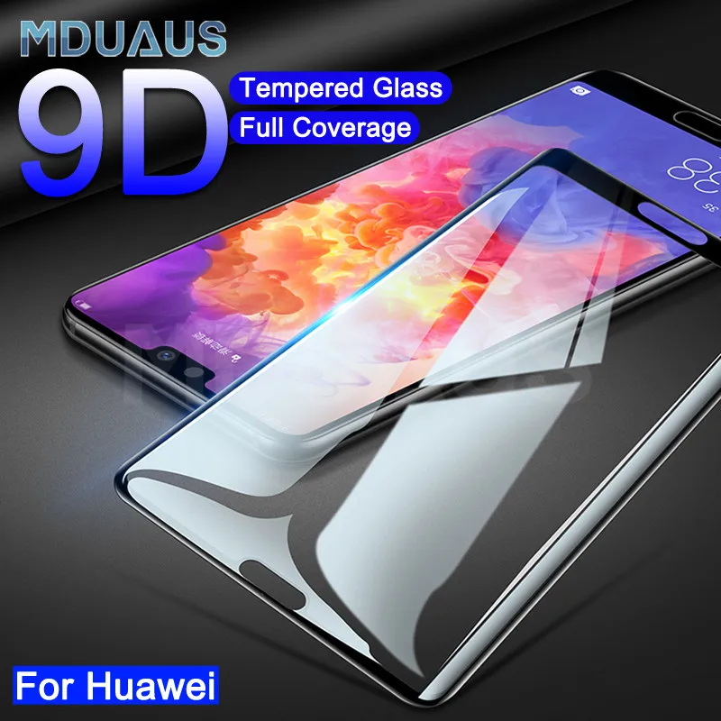 

9D Tempered Glass For Huawei P20 Pro P10 Lite Plus Screen Protector Film For Huawei P9 Lite Plus P Smart 2019 Protective Glass