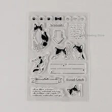 Clear stamps fun cat stamps planner schedule scrapbooking stamps diy cardmaking supplies