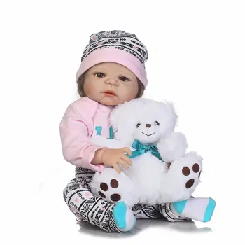 

70cm Reborn Baby Dolls Toys Simulation Doll Children Lifelike Toys Washable Full Silicone Toy Child Early Education Best Gifts
