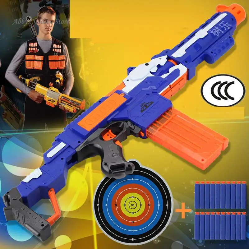 

Soft Bullet Toy Gun Sniper Rifle Plastic Gun Electric Gun Toy Birthday Gift 20 Bullets 1 Target Toy For Child Outdoors Toy