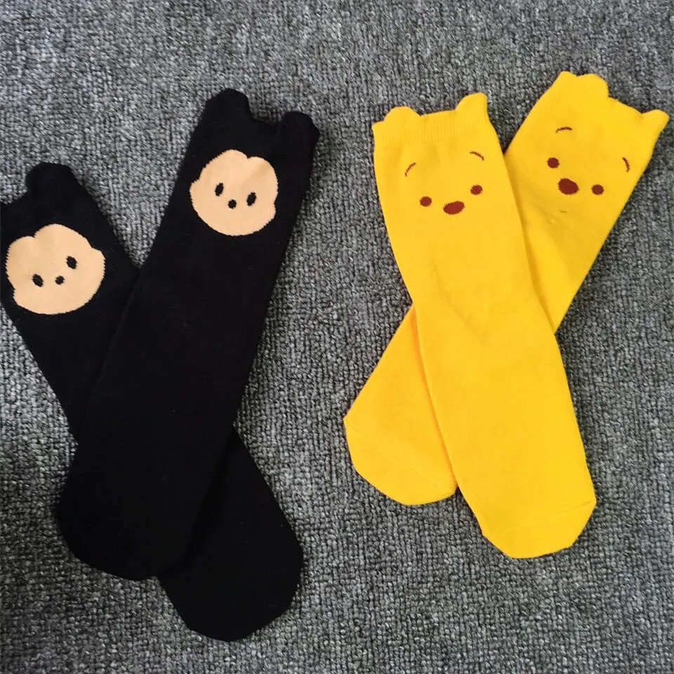 Fashion autumn baby socks Combed cotton In tube Knitting socks Children