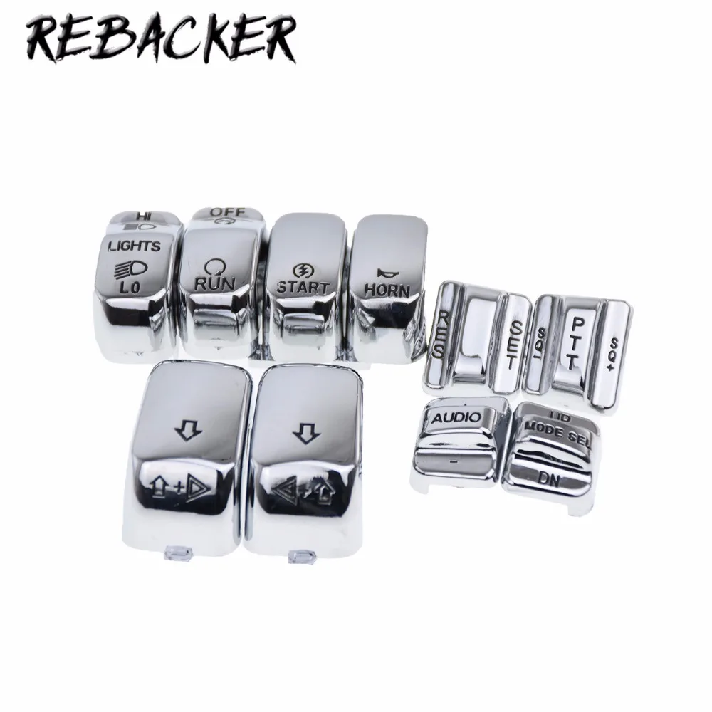

Motorcycle Hand Controls Housing Switch Cover Button Cap For Harley Touring Electra Glide Tri Ultra Classic Softail Dyna 96-13