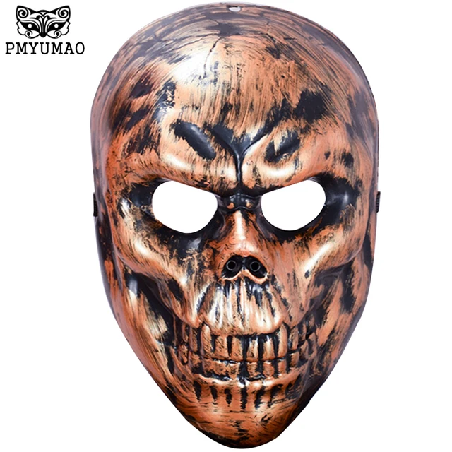 PMYUMAO Horror Movie Props Mask Scary Halloween Masks Full Head PMYUMAO Horror Movie Props Mask Scary Halloween Masks Full Head Skull Mask For Hallowmas Carnival Night 32828721262html