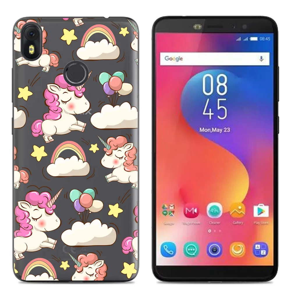 

Phone Case For Infinix Hot S3 X573 5.65 inch Cute Cartoon High Quality Painted TPU Soft Case Silicone Cover