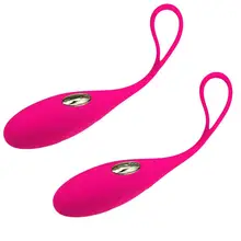 Wireless Remote Control Vibrating Silicone Vibrators USB Rechargeable Massage Ball Adult Sex Toys