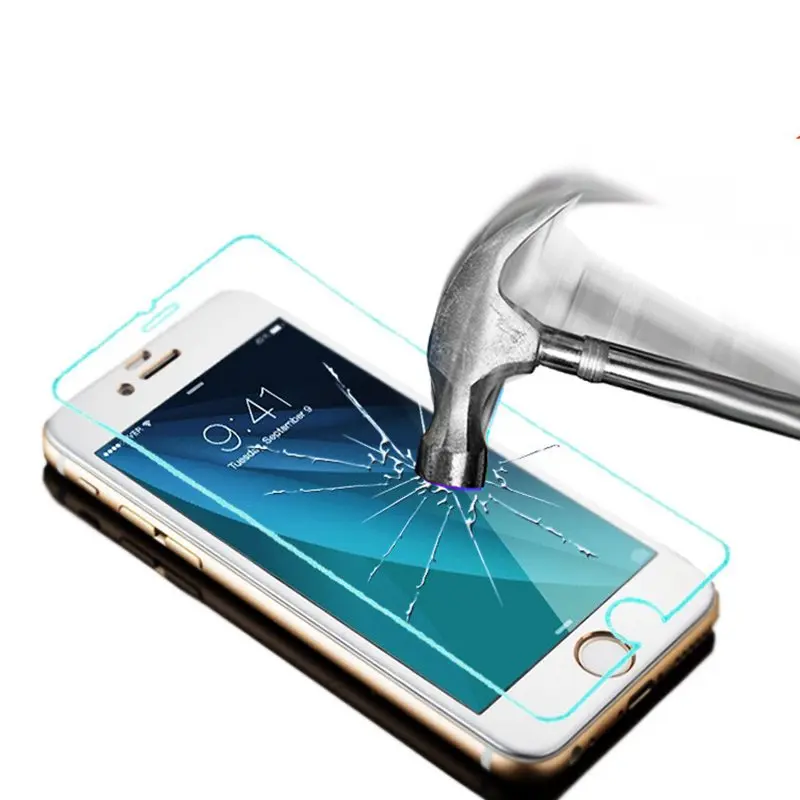 Ультратонкий чехол для экрана из закаленного стекла iPhone 7 защитная пленка чехлы