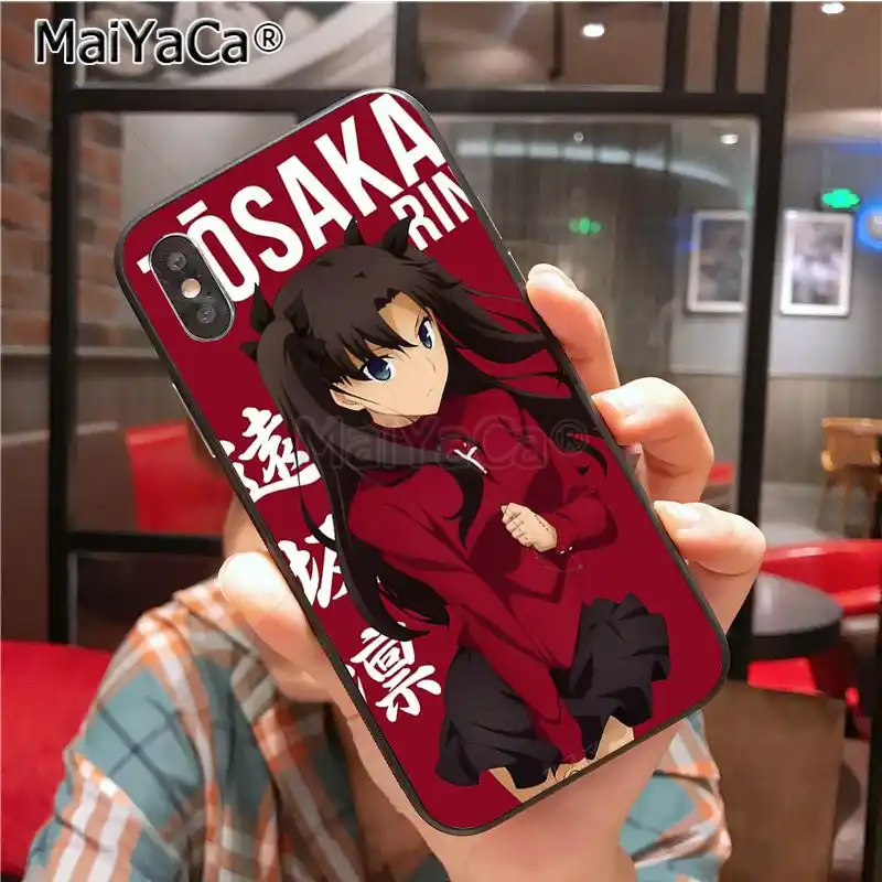 Maiyaca Fate Stay Night Rin Tohsaka Archer Phone Case For Iphone 11 Pro X Xs Xr Xs Max 8 7 6 6s Plus 5 Se Cass Aliexpress