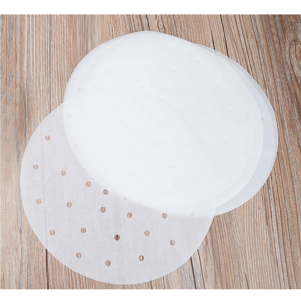 GZZT 5 Set Oil Absorbing Paper Steamer Paper 2000pcs Suitable for AM10/AM13/AM15 Hamburger Press Machine Bamboo Hamburger Paper