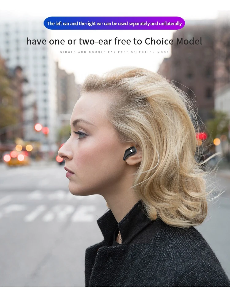 2019 New Wireless sports Earphone A2 Bluetooth 5.0 TWS Auto Pairing Bluetooth Earphones Binaural HD call Hifi Wireless Earbuds (2)