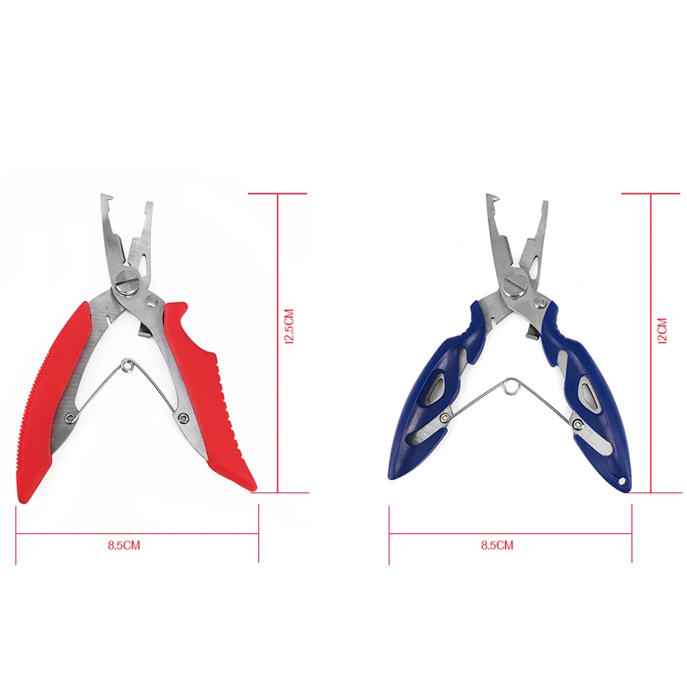 Многофункциональные рыболовные плоскогубцы с нескользящей подошвой из нержавеющей стали ножницы для резки оплетка