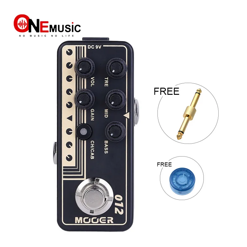 MOOER гитарный цифровой предусилитель 012 US GOLD 100 современный с горячей привязкой, классический британский Плекси