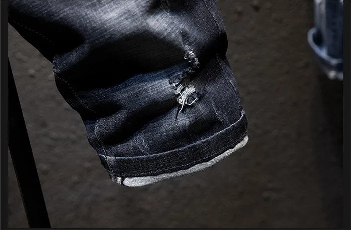Новые летние для мужчин стрейч короткие джинсы модные повседневное Slim Fit высокое качество Micro эластичные джинсовые шорты мужской одежды, X3107