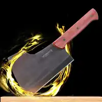 Free Shipping VISON Professional Forged Chef Chop Bone Knife Kitchen Cutting Bones Knife Handmade Choppers Cooking Knife Cleaver