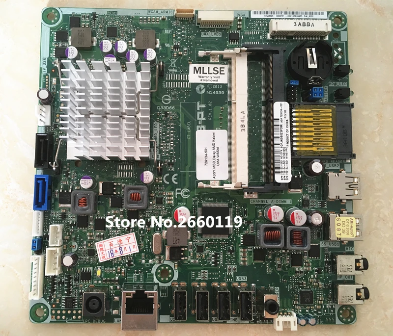 Настольная материнская плата для 19 2001la AIO 729134 001 501 601 AMPKB PT полностью