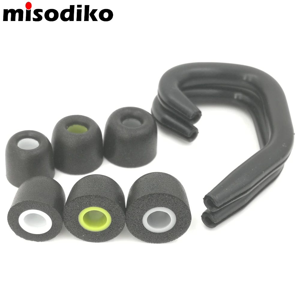 misodiko Replacement Memory Foam Moldable Custom Earbud Tips for
