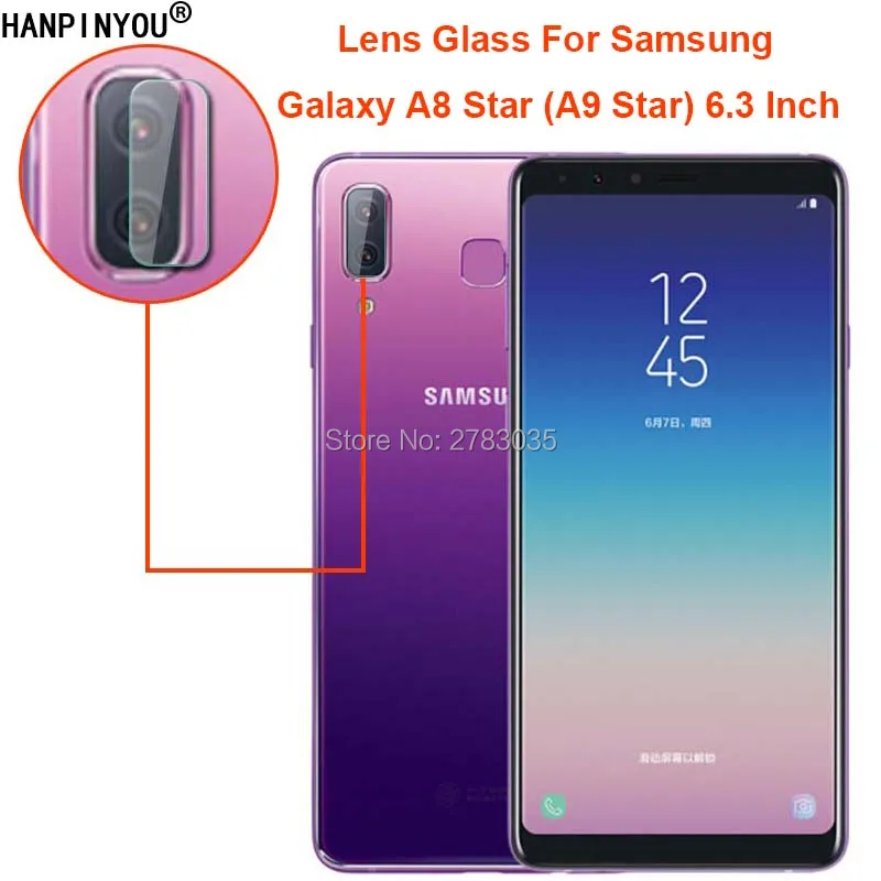 Прозрачная ультратонкая Защитная пленка для объектива задней камеры Samsung Galaxy A8