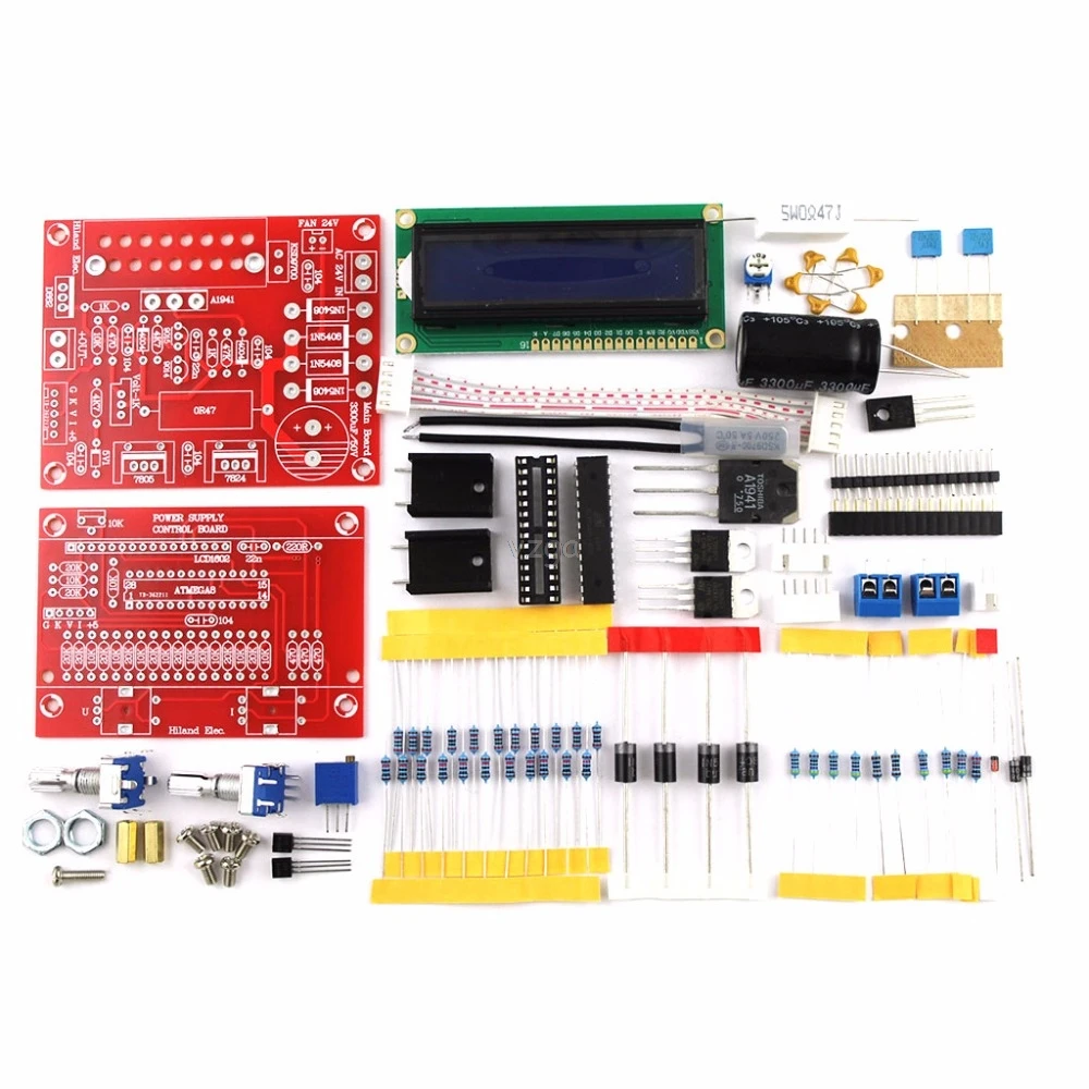 

0-28V 0.01-2A Adjustable DC Regulated Power Supply DIY Kit with LCD Display MAY08 dropshipping