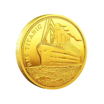 

Home Decor Non-currency Coins Titanic Ship Incident Collection Arts Gifts Alloy Drop Shipping Support Coins