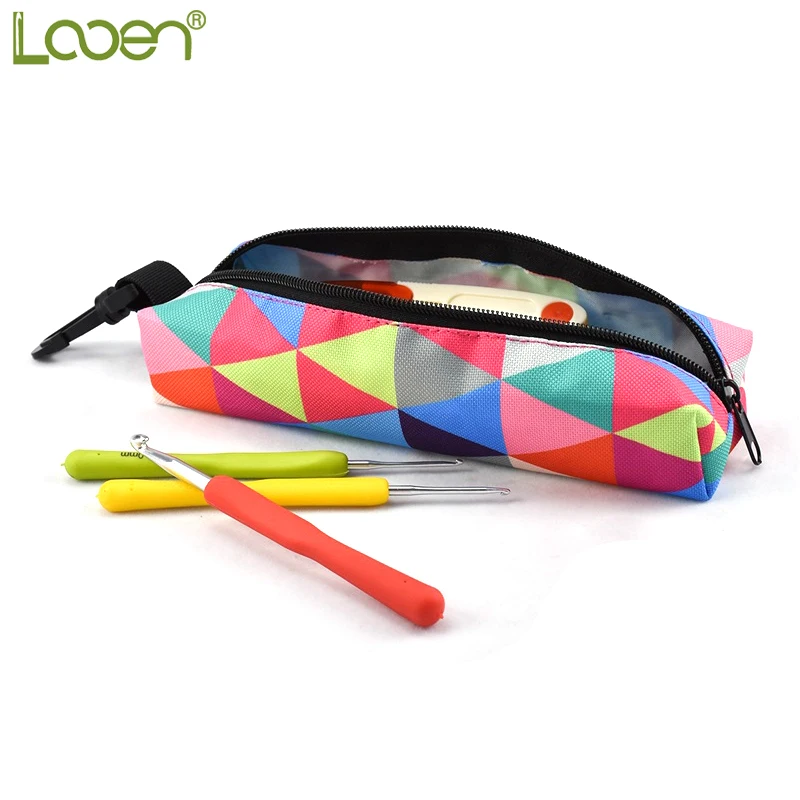 

Looen Knitting Needles Bag Storage Organizer Pen Case Sewing Kit Tools Empty Bag For Colorful Storage Bag For Sewing Accessories